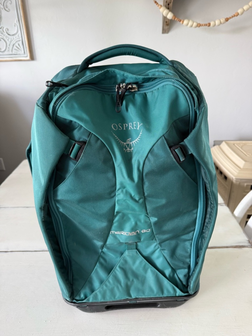 Osprey Meridian 60 Teal Travel Backpack